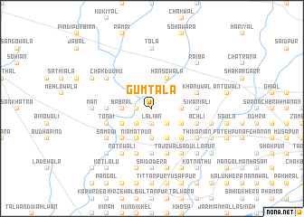 map of Gumtāla