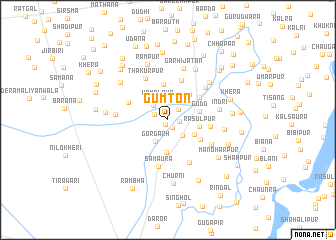 map of Gumton