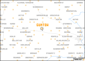 map of Gumtow