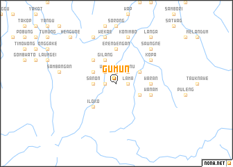 map of Gumun