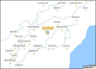 map of Gumur