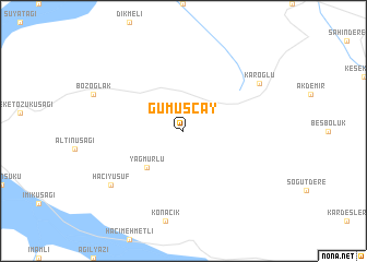 map of Gümüşçay