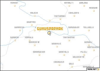 map of Gümüşparmak