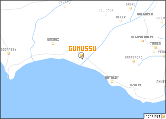 map of Gümüşsu