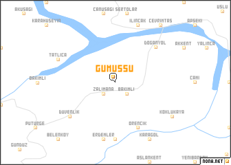 map of Gümüşsu