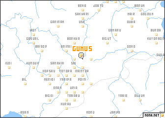 map of Gumus