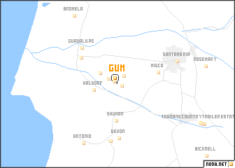 map of Gum