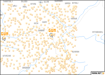 map of Gūm