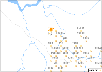 map of Gum