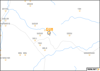 map of Gum