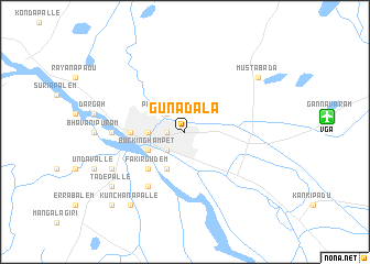 map of Gunadala