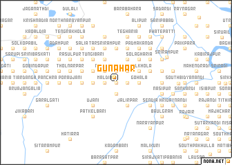 map of Gunahar