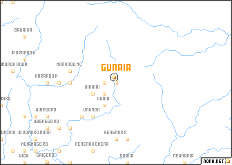 map of Gunaia