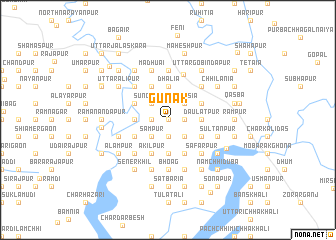 map of Gunak