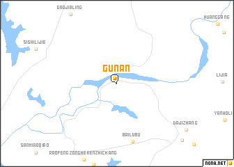 map of Gunan