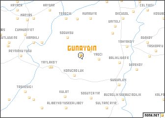 map of Günaydın