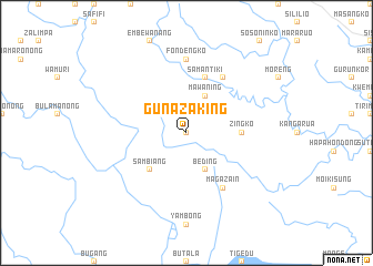 map of Gunazaking