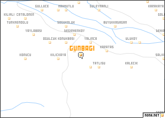 map of Günbağı