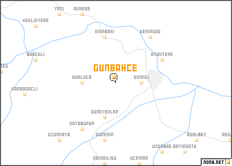 map of Günbahçe