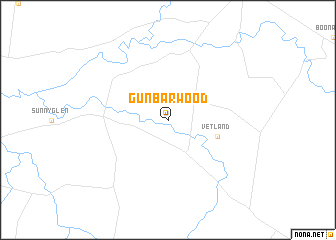 map of Gunbarwood