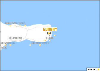 map of Gun Bay