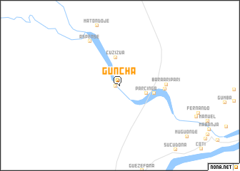 map of Guncha