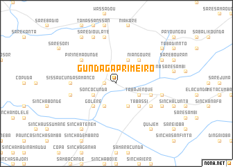 map of Gundagà Primeiro