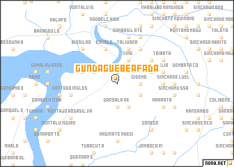 map of Gundaguê Beafada