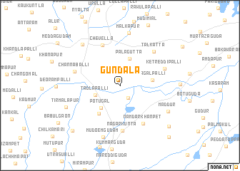 map of Gundāla