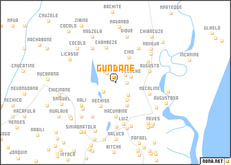 map of Gundane