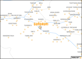 map of Gundauri