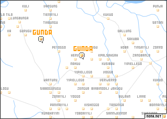 map of Gunda