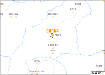 map of Gunda