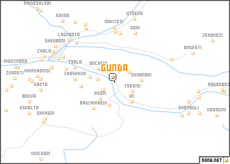 map of Gunda