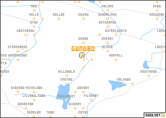 map of Gundbo