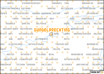 map of Gundelprechting