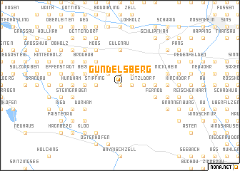 map of Gundelsberg