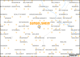 map of Gundelsheim