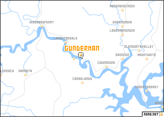 map of Gunderman