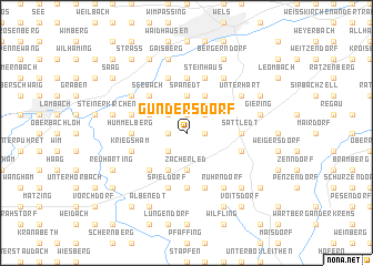 map of Gundersdorf