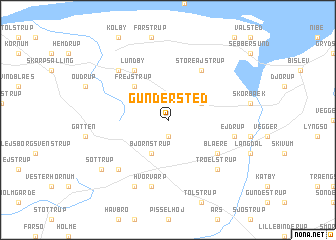 map of Gundersted