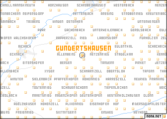 map of Gundertshausen