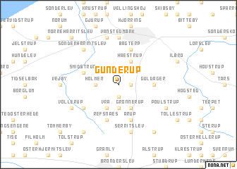 map of Gunderup