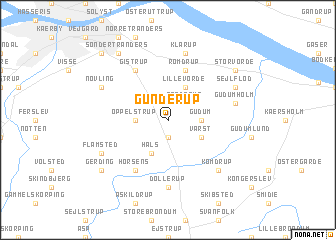 map of Gunderup