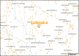 map of Gundewāla