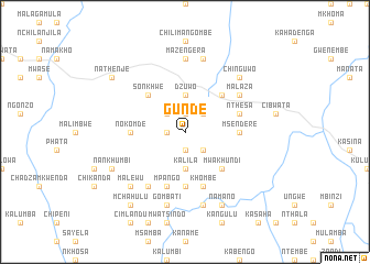 map of Gunde