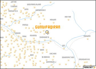 map of Gundi Faqirān