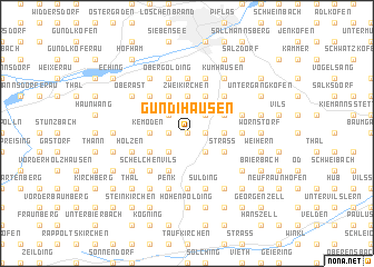 map of Gundihausen