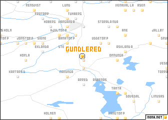 map of Gundlered