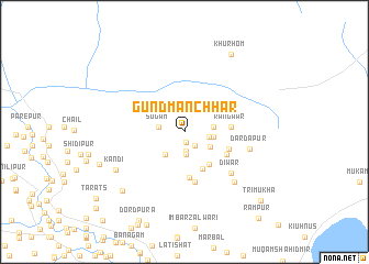 map of Gund Mānchhar